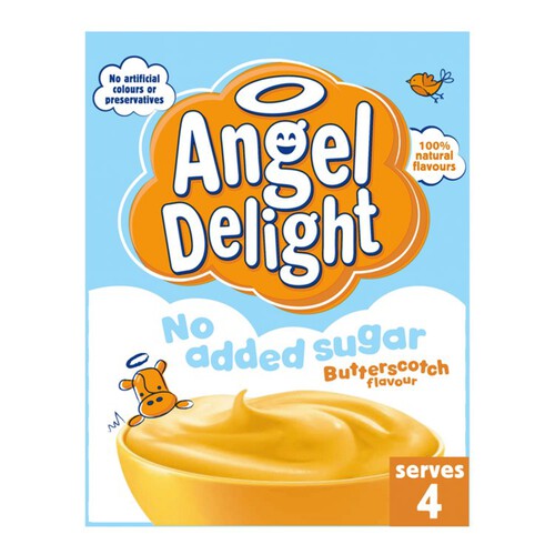 Angel Delight Butterscotch Flavour No Added Sugar Instant Dessert