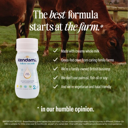 Kendamil Ready To Feed Follow On Milk 6X250 ML