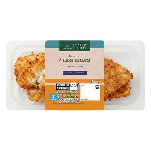 Morrisons Market Street Breaded Hake Fillets 310g