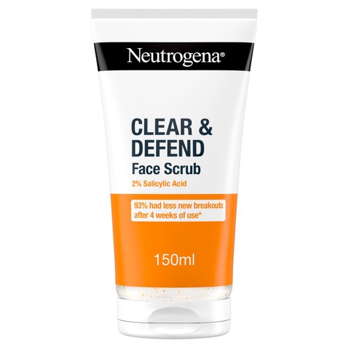 Neutrogena Clear & Defend Facial Scrub 150ml