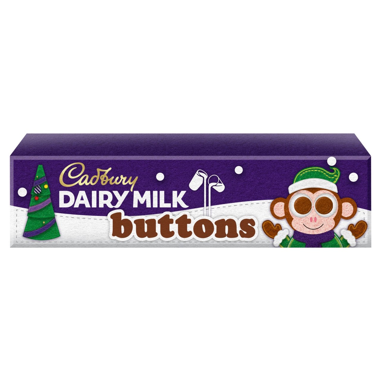 Cadbury Dairy Milk Christmas Chocolate Buttons Tube 72g