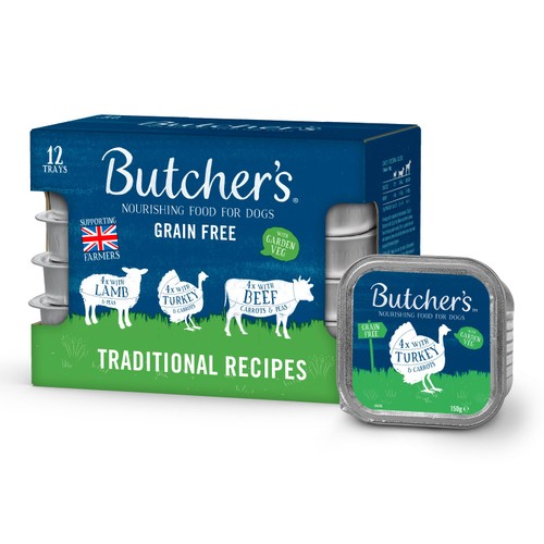 Butcher's Grain Free Traditional Recipes Dog Food Trays