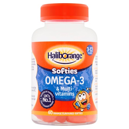 Haliborange Omega 3 Softies 60's Orange