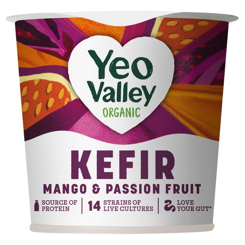 Yeo Valley Organic Kefir Mango & Passion Fruit Yoghurt 350g
