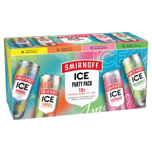 Smirnoff Ice Variety Pack 10 x 250ml