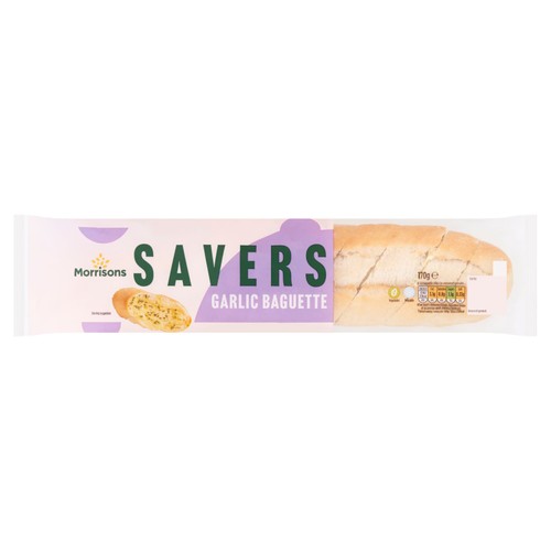 Morrisons Savers Garlic Baguette 