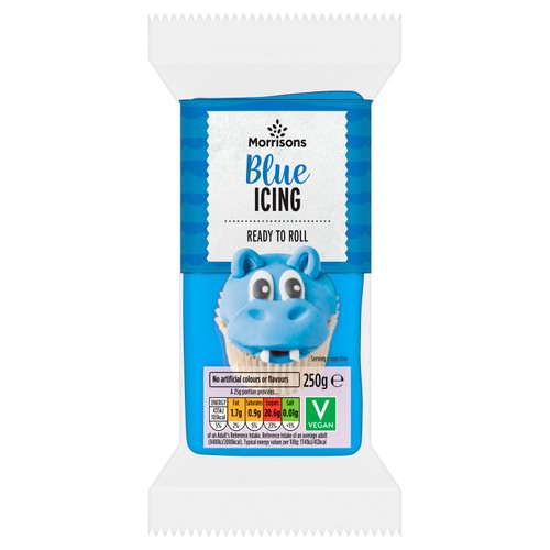 Morrisons Ready To Roll Blue Icing