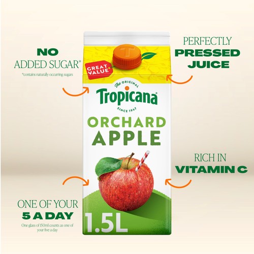 Tropicana Orchard Apple Perfectly Pressed Fruit Juice1.5L