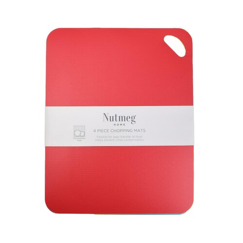 Nutmeg Home 4 Piece Chopping Mats