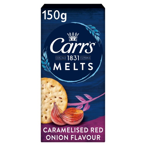 Carr's Melts Caramelised Red Onion Flavour Crackers 150g