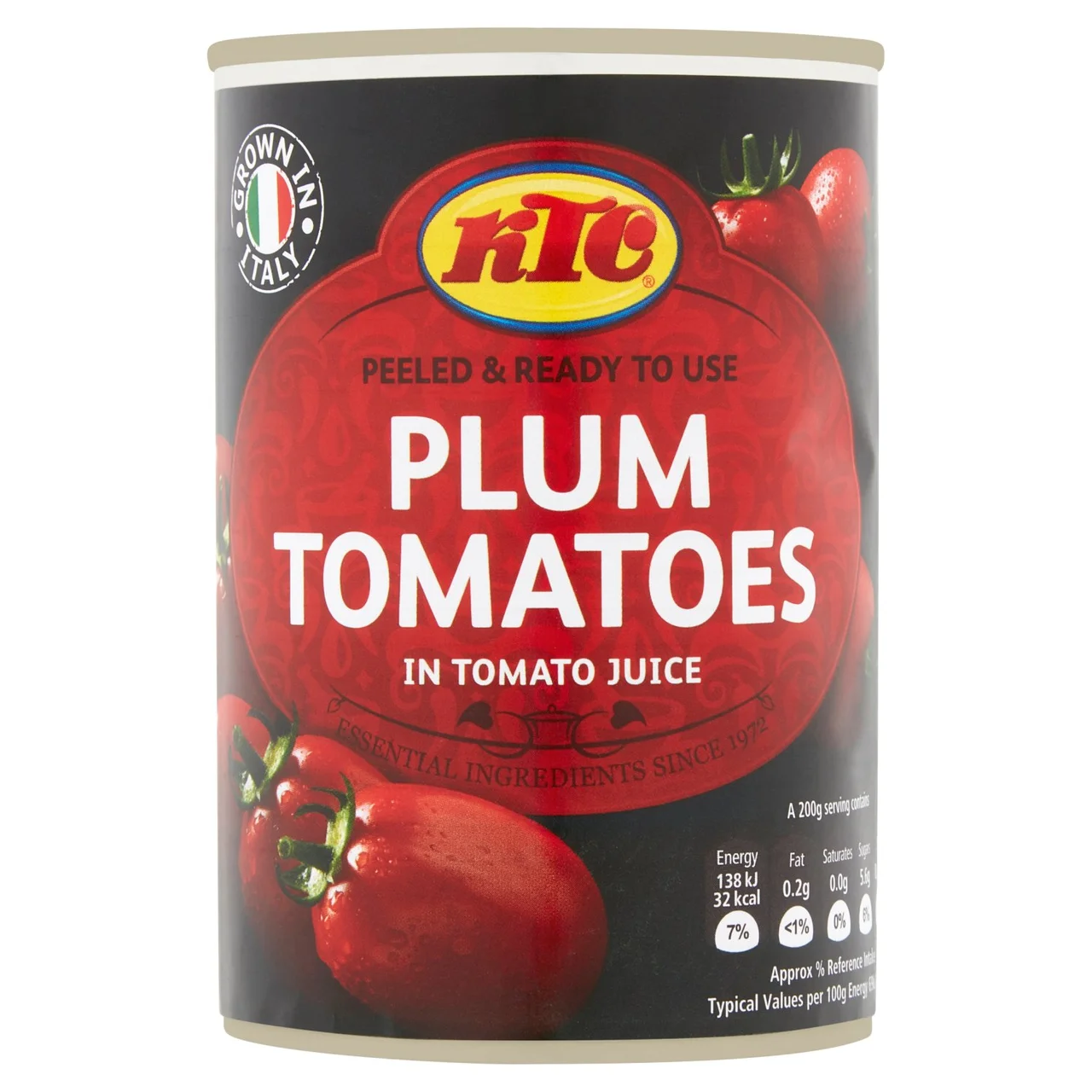 KTC Peeled Plum Tomatoes In Tomato Sauce 6x2.5kg