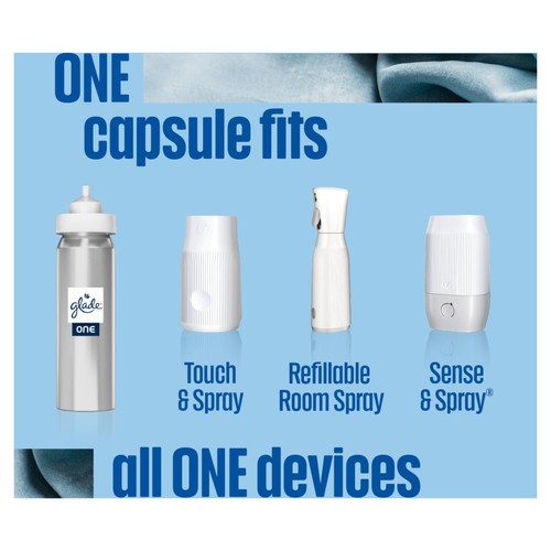 Glade One Refill Pure Clean Linen 2 X 13Ml