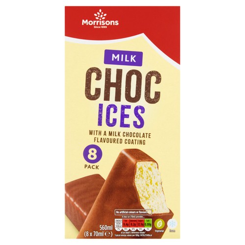 Morrisons Milk Choc Ices   