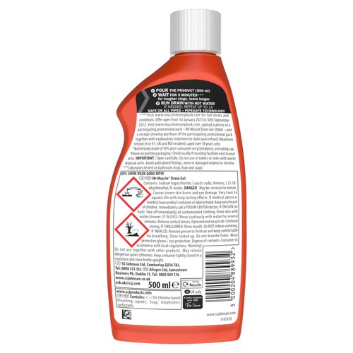 Mr Muscle Drain Gel