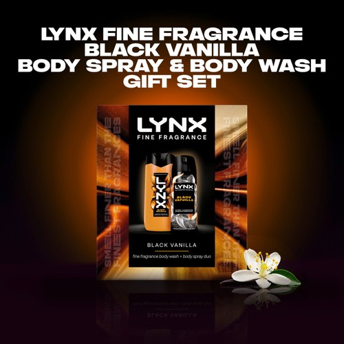 Lynx Fine Fragrance Black Vanilla Duo Gift Set