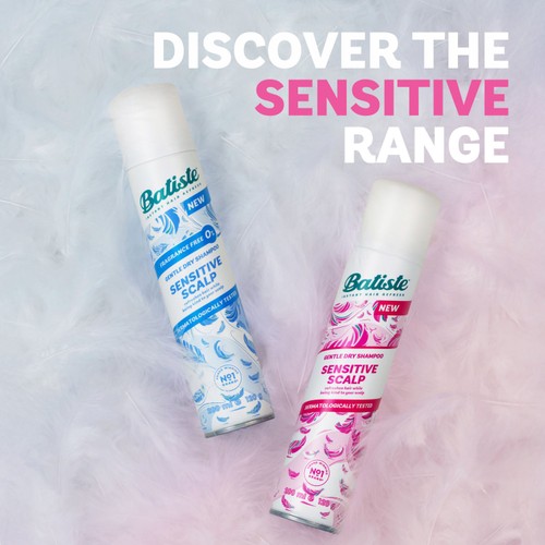 Batiste Sensitive Scalp Lightly Fragranced Dry Shampoo   200ml