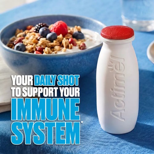 Actimel Strawberry Yogurt Drinks