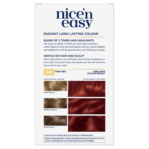 Clairol Nice'N Easy Creme 6Rr Ruby Red