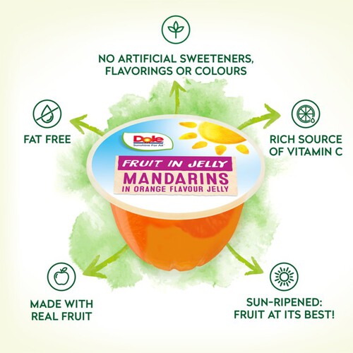 Dole Mandarins In Orange Jelly Fruits Snacks