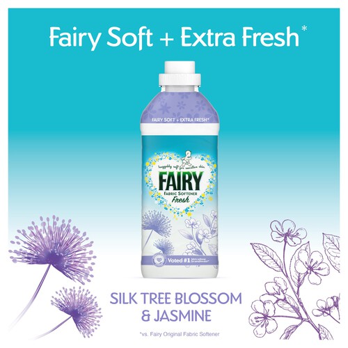 Fairy Fabric Conditioner Silk Tree Blossom & Jasmine 42 Washes 