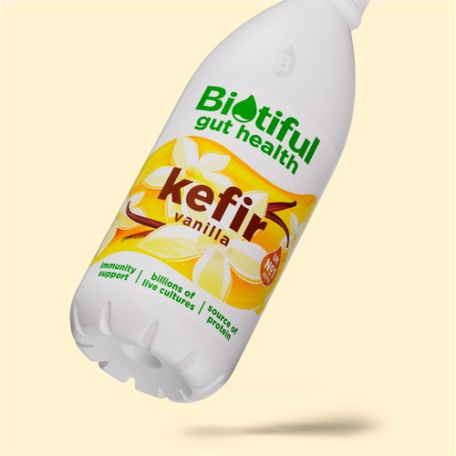 Biotiful Gut Health Kefir Drink Vanilla 1L