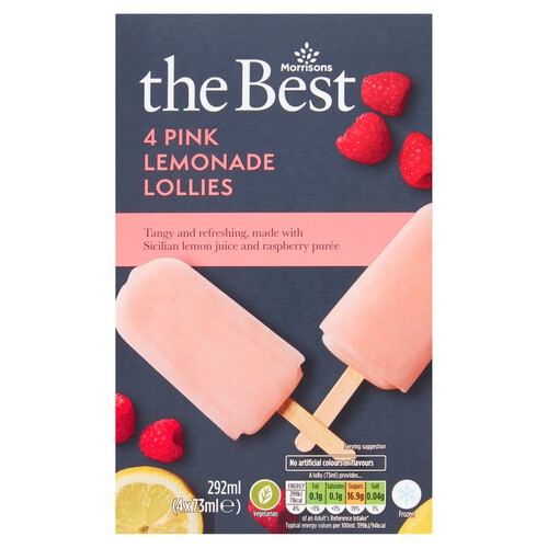  Morrisons The Best 4 Pink Lemonade Lollies