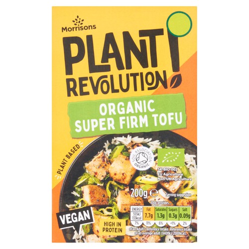 Morrisons Plant Revolution Super Firm Organic Tofu 