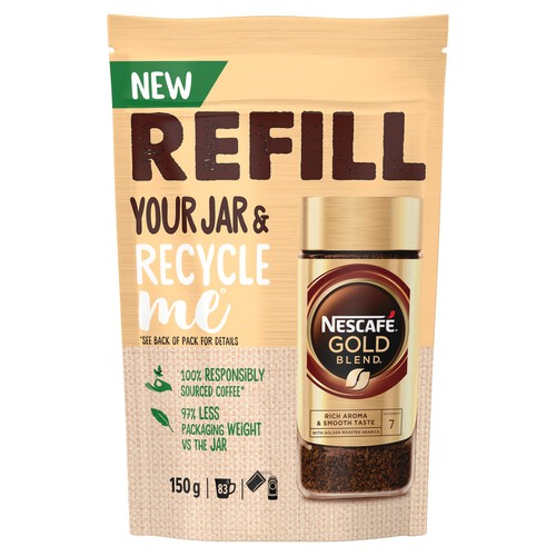 Nescafe Gold Blend Instant Coffee Refill