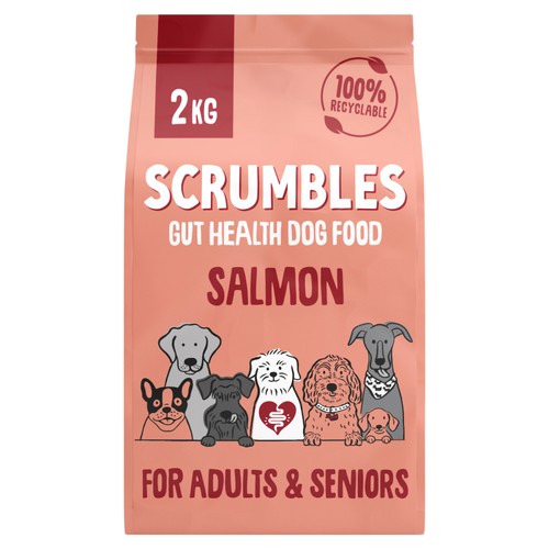 Scrumbles Dog Dry Adult & Seniors Salmon