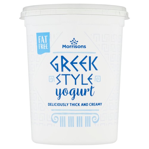 Morrisons Fat Free Greek Style Yoghurt 