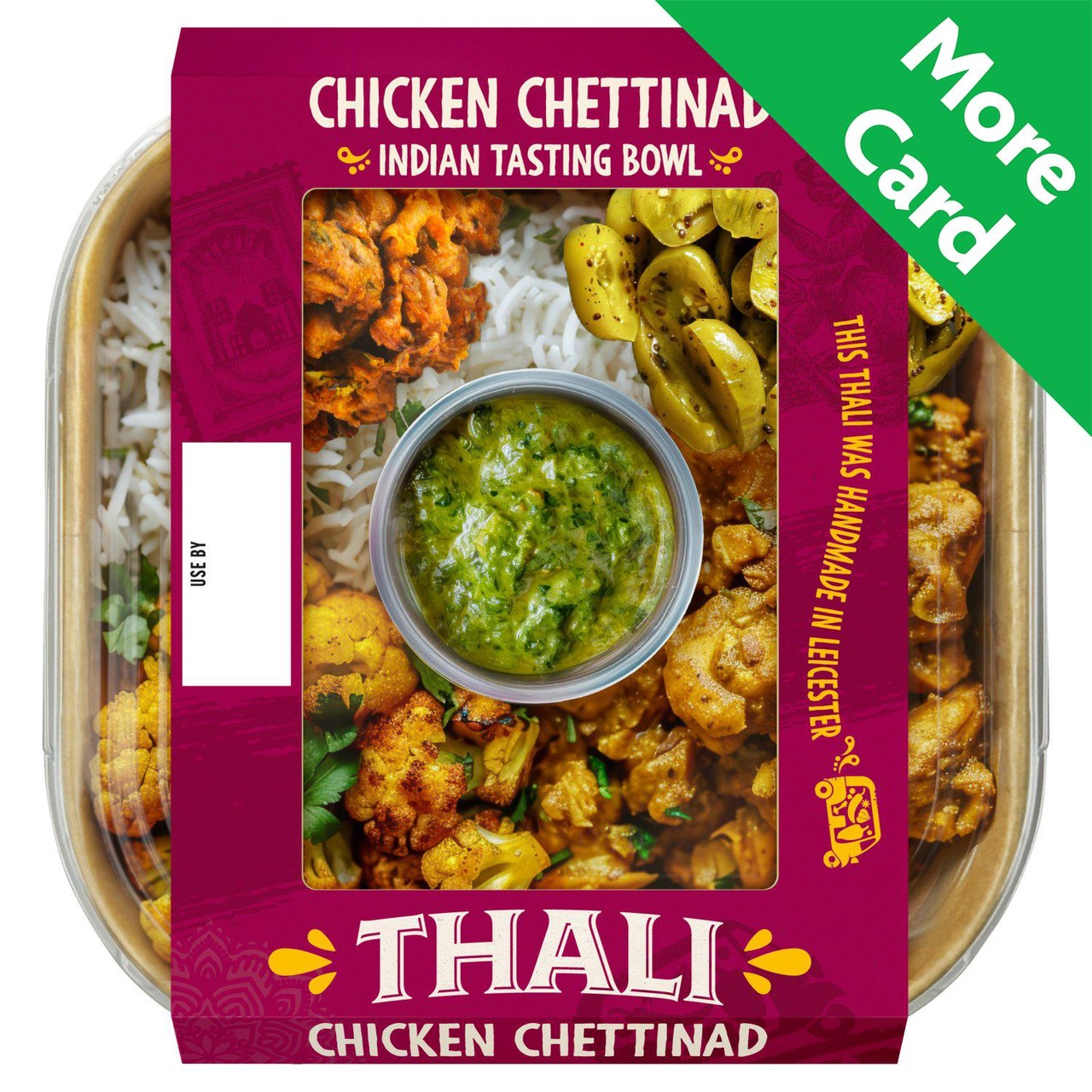 Tuk In Foods Thali Chicken Chettinad Indian Tasting Bowl 420g