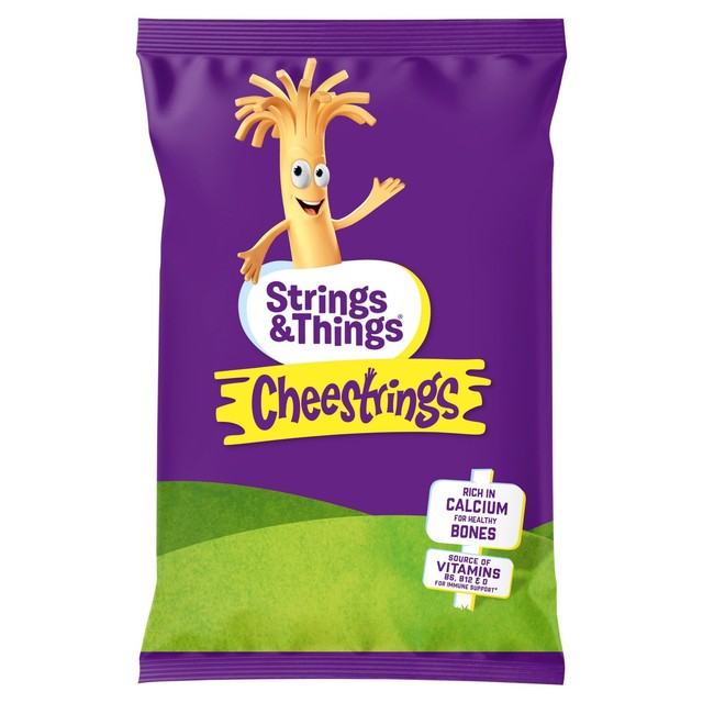 Strings & Things Cheestrings Cheese Snack 8 x 20g - Morrisons Online ...