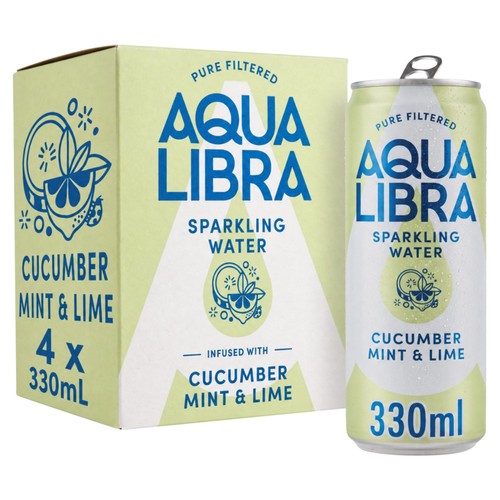 Aqua Libra Cucumber Mint And Lime 
