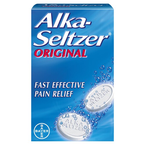 Alka-Seltzer Original Aspirin Pain Relief Soluble Tablets