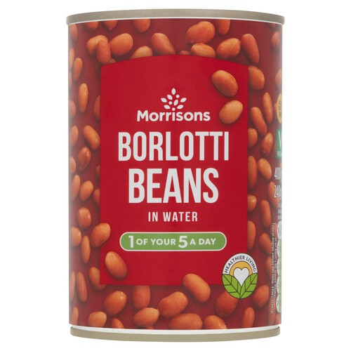 Morrisons Borlotti Beans In Water (400g)