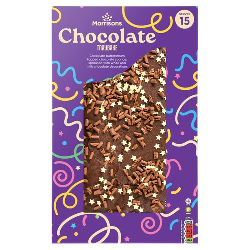 Morrisons gooey chocolate traybake