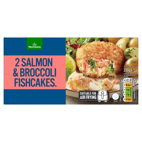 Morrisons salmon broccoli fish cakes