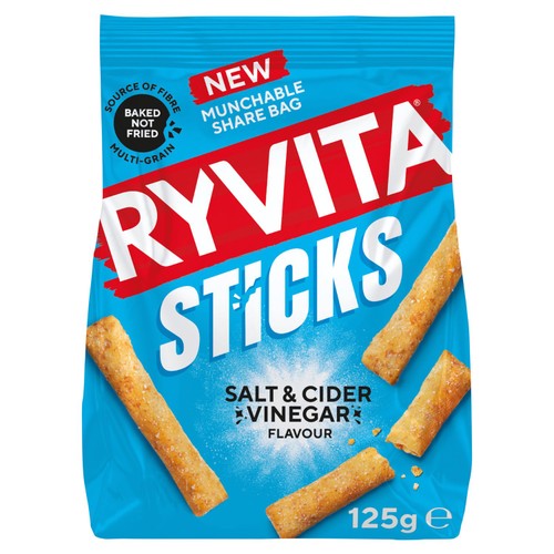Ryvita Sticks Sea Salt & Vinegar 125g
