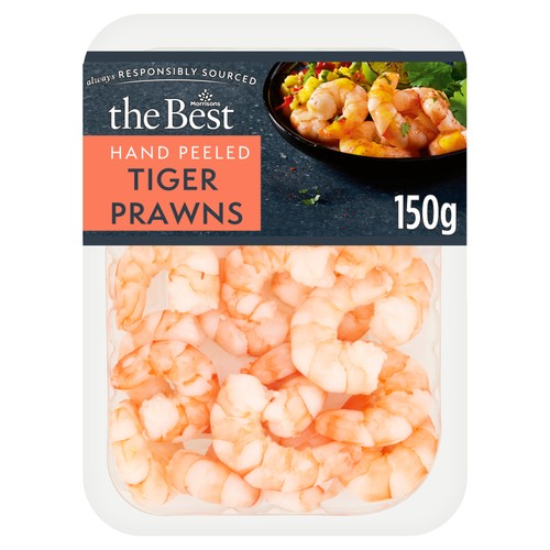 Morrisons The Best Madagascan Tiger Prawns 150g