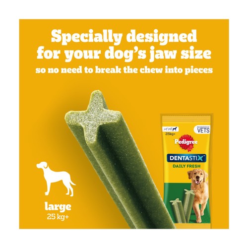 Pedigree Dentastix Fresh Adult Large Dog Treats 21 x Dental Sticks
