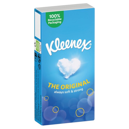 Kleenex Original Pocket Packs 9 Sheets 6 Pack