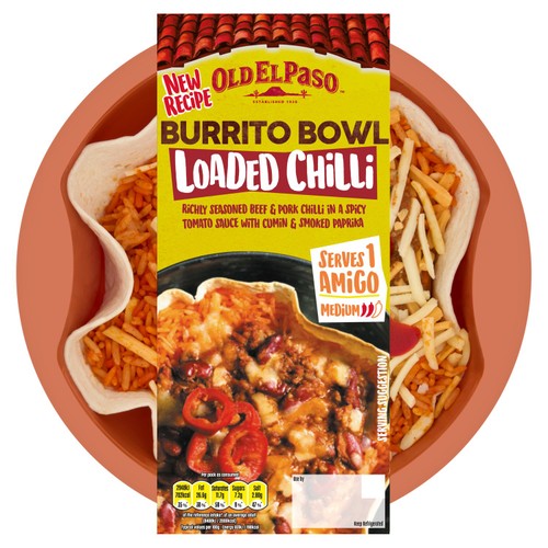 Old El Paso Loaded Chilli Burrito Bowl 375g