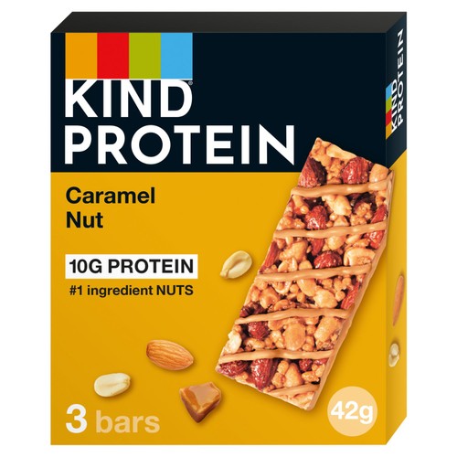 Kind Caramel Nut Protein Bars 3 x 42g