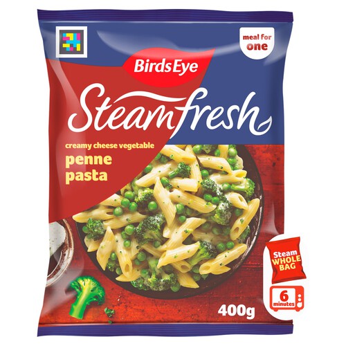 Birds Eye Steamfresh Creamy Cheese Vegetable Pasta Meal For 1