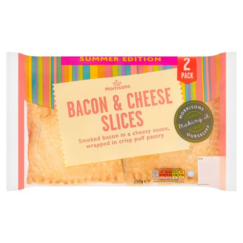 Morrisons bacon cheese slices