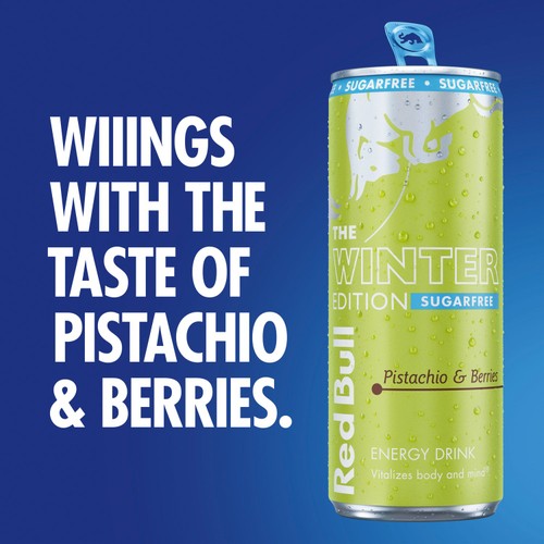 Red Bull Energy Drink Sugar Free Pistachio & Berries Edition 355ml