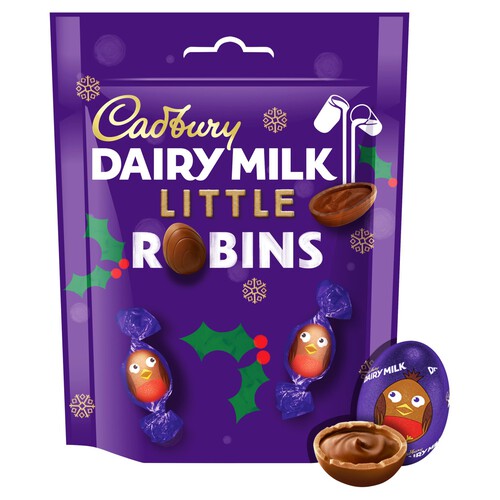 Cadbury Dairy Milk Christmas Little Robins Chocolate Bag