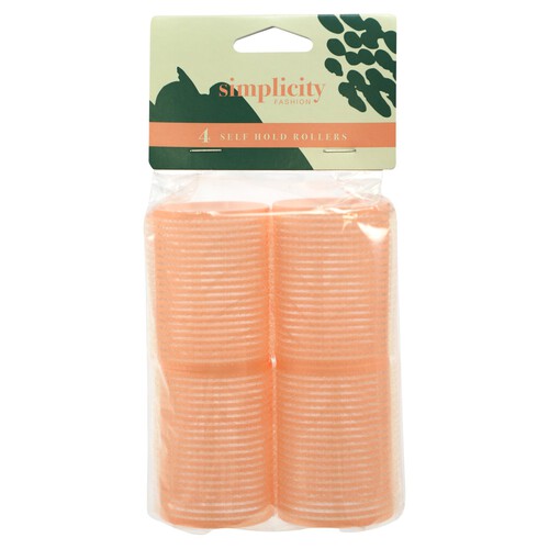 Simplicity Self Hold Rollers Coral 4 Pack