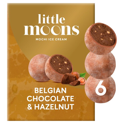 Little Moons Vegan Belgian Chocolate & Hazelnut Mochi Ice Cream