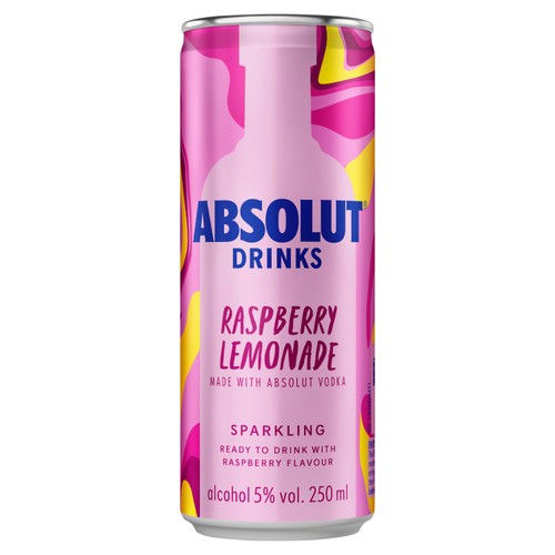 Absolut Vodka Raspberry Lemonade 250ML
